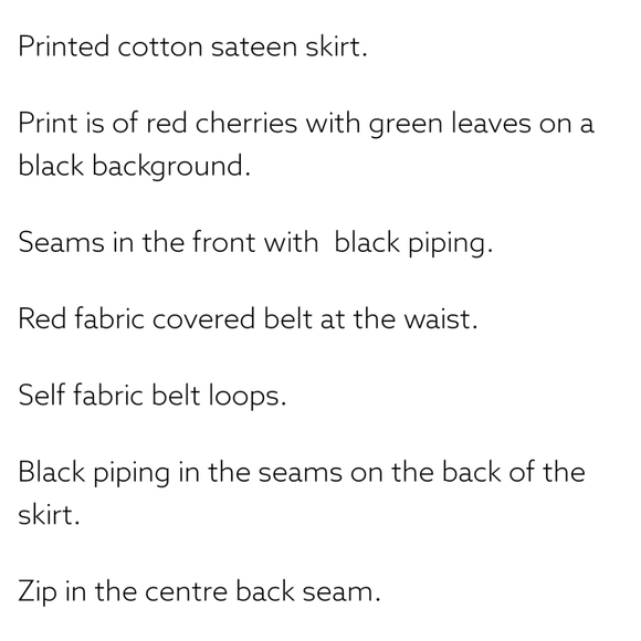 Hell Bunny - BNWT Cherry Pop Pencil 3X - Picture 3 of 4